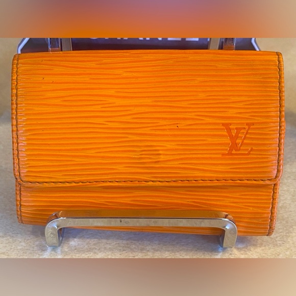 Louis Vuitton Accessories - LOUIS VUITTON Epi Leather Key Holder, Authentic. GUC